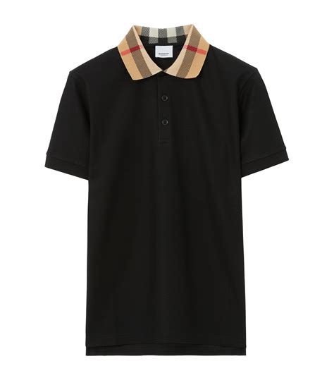 burberry black collar shirt|Burberry shirt discount.